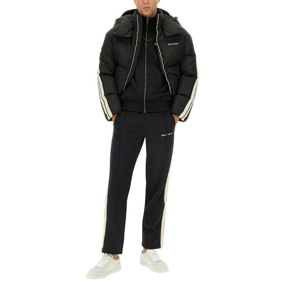 Palm Angels Men Down Jacket With Hood - Picture 2 of 4